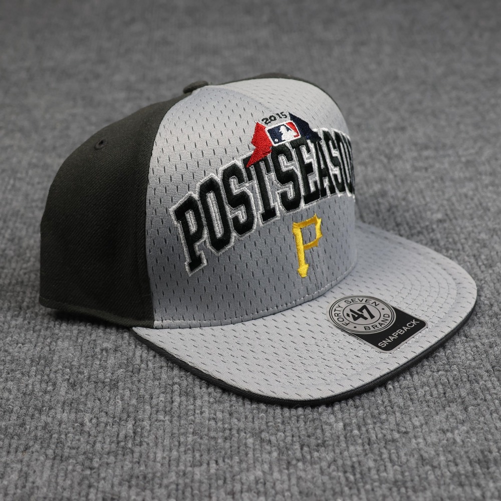 Pittsburgh‎ Pirates Hat Cap Snap Back Mens One Size MLB Baseball 2015 Postseason